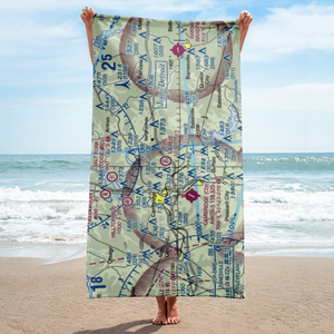 La Rue Airport (OH94) VFR Sectional Towel