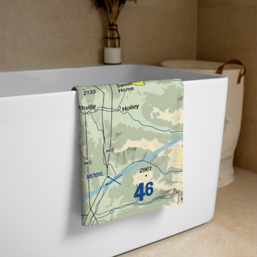 Lafferty Field (9OR0) VFR Sectional Towel 