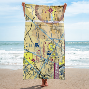 Lake Arrowhead Airport (2CN8) VFR Sectional Towel