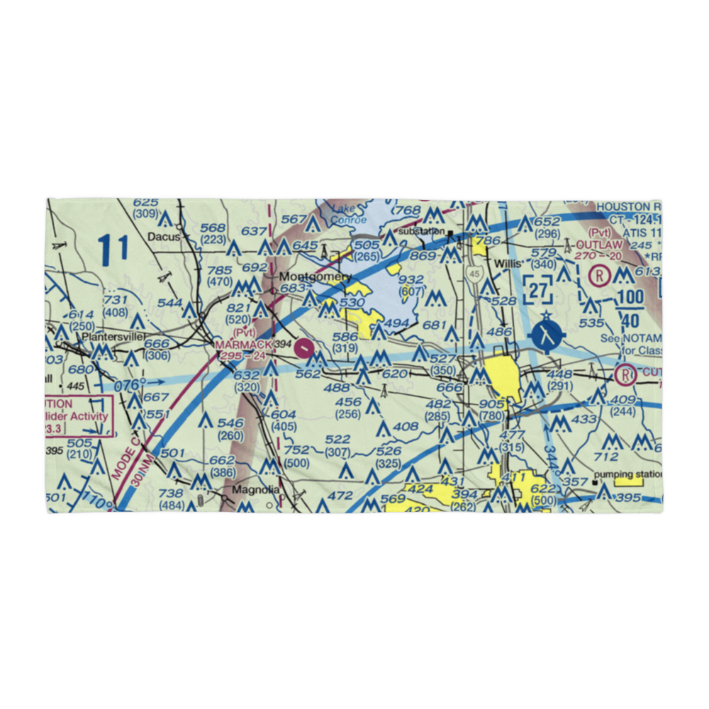 Lake Bonanza Airport (33TA) VFR Sectional Towel 