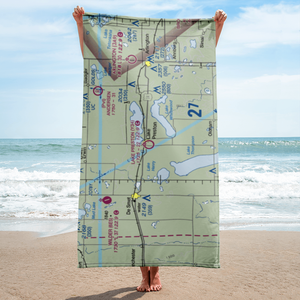 Lake Preston Municipal Airport (Y34) VFR Sectional Towel