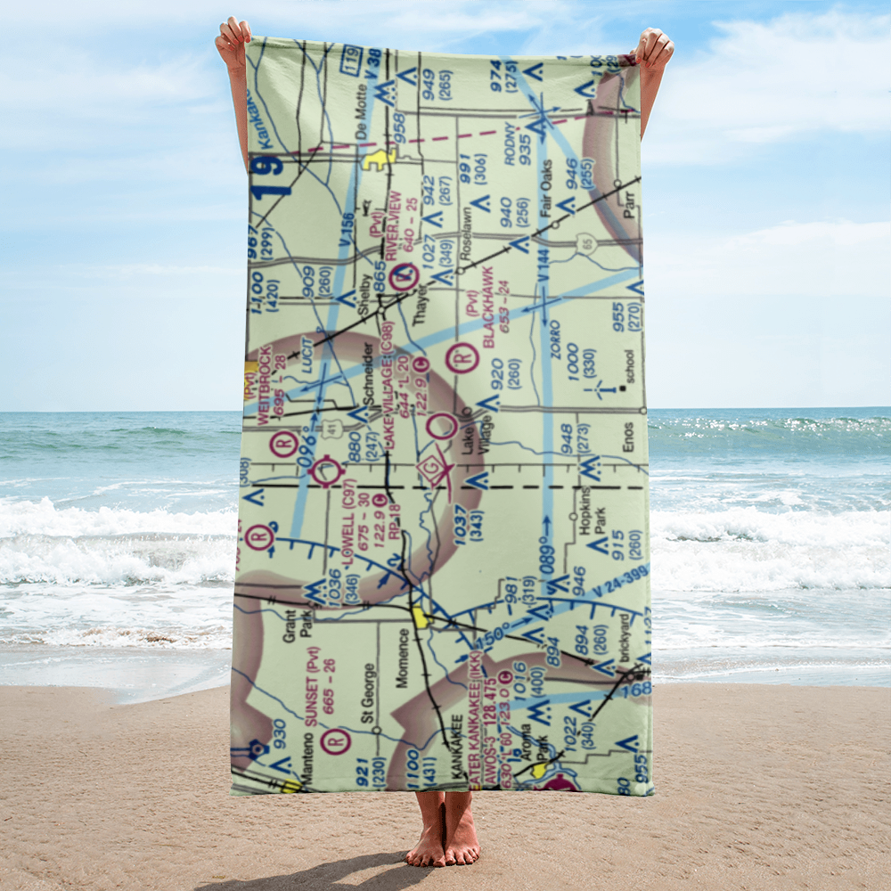 Lake Village Airport (C98) VFR Sectional Towel 