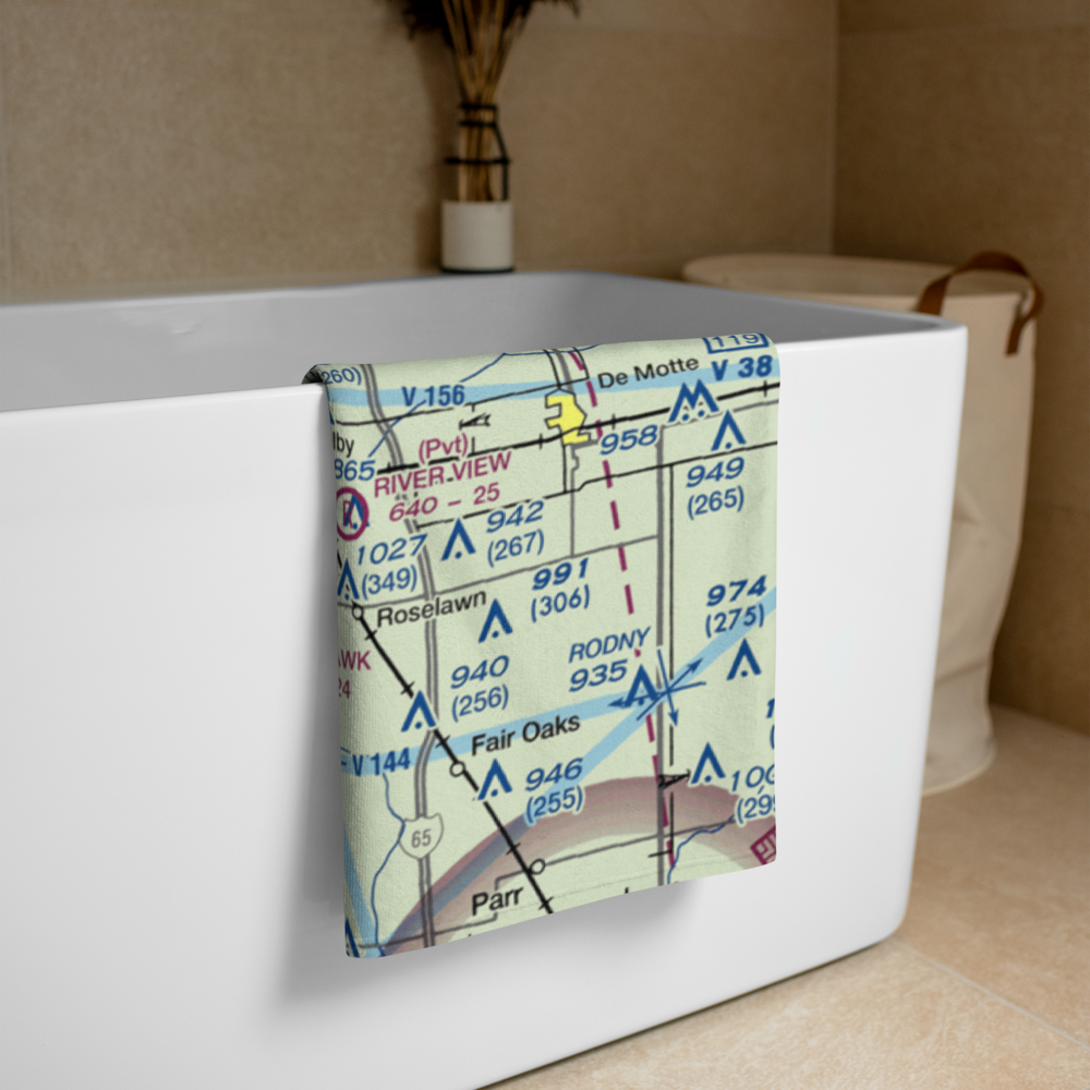 Lake Village Airport (C98) VFR Sectional Towel 