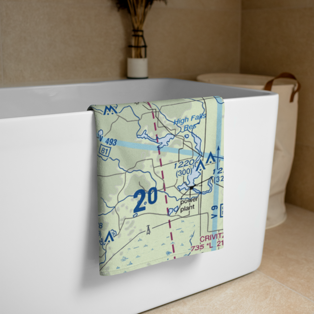 Lakewood Airpark (4WN3) VFR Sectional Towel 