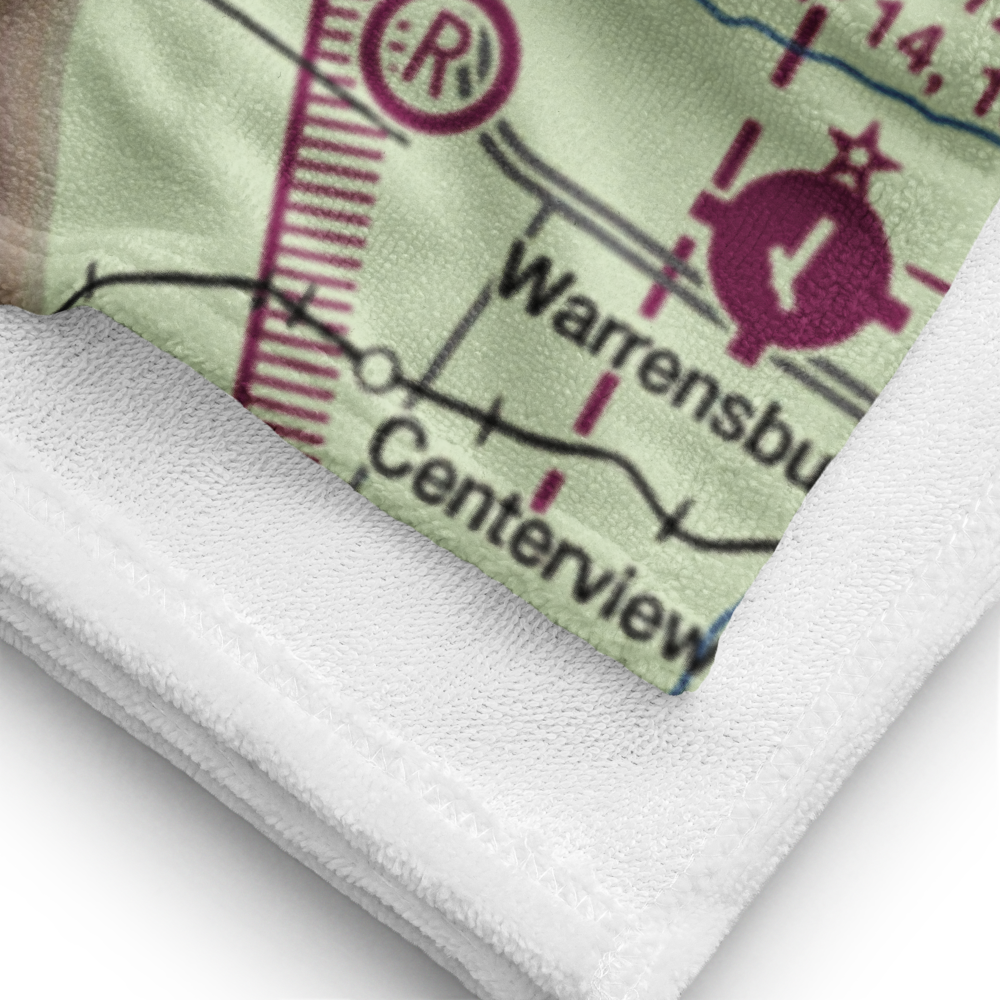 Lambs Field (0MU7) VFR Sectional Towel 