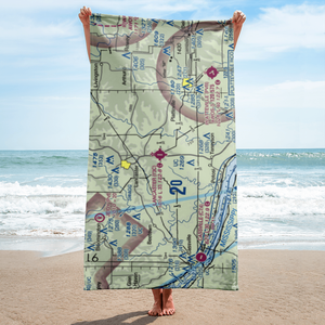 Lancaster Municipal Airport (73C) VFR Sectional Towel