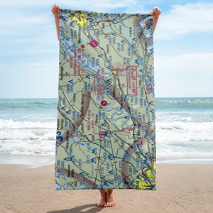 Landing At River'S Edge (98TN) VFR Sectional Towel