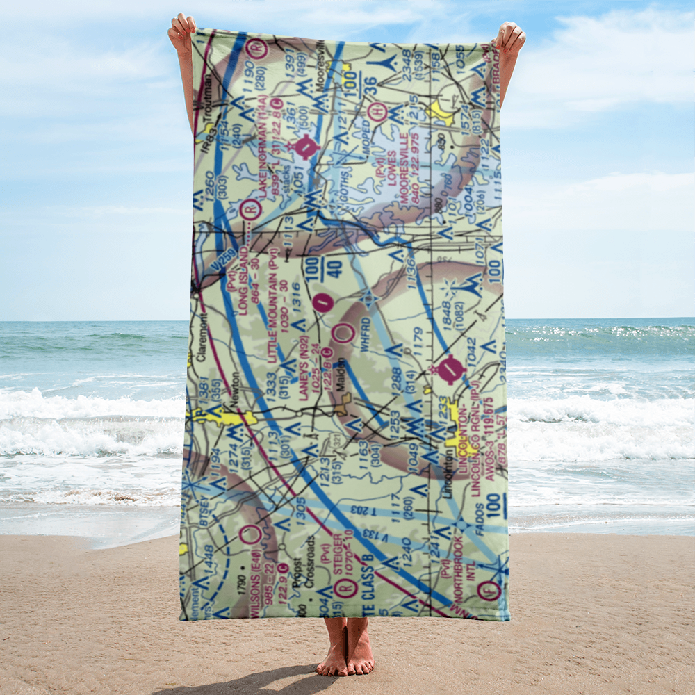 Laneys Airport (N92) VFR Sectional Towel 