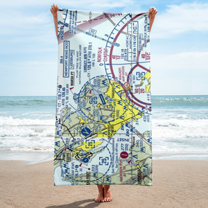 Langley Air Force Base (LFI) VFR Sectional Towel