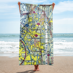 Lansing Municipal Airport (IGQ) VFR Sectional Towel