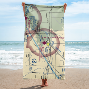 Larned Pawnee County Airport (LQR) VFR Sectional Towel