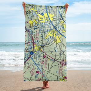 Larson's Seaplane Base (MA74) VFR Sectional Towel