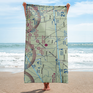 Lasley Private Airport (6OK8) VFR Sectional Towel