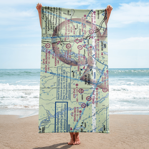 Laub Airport (3AK7) VFR Sectional Towel