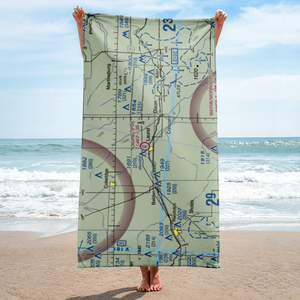 Laurel Municipal Airport (08NE) VFR Sectional Towel