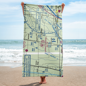 Lawrence Field (4AR5) VFR Sectional Towel