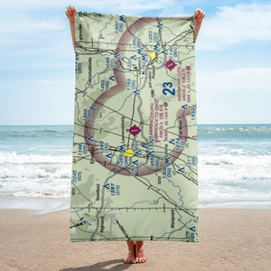Lawrenceburg Lawrence County Airport (2M2) VFR Sectional Towel