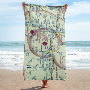 Lawrenceville Vincennes International Airport (LWV) VFR Sectional Towel