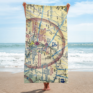 Lazy J. Aerodrome (00WV) VFR Sectional Towel