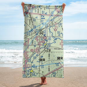 Lazyboy Airport (2FD0) VFR Sectional Towel