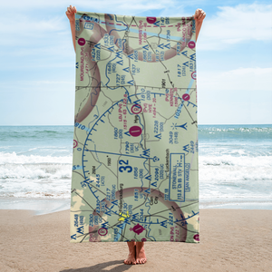 LBJ Ranch Airport (JCY) VFR Sectional Towel