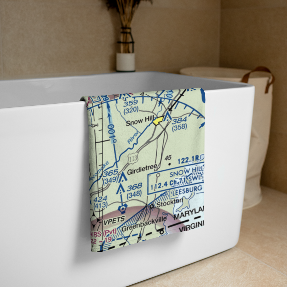 Le Champ Airport (48MD) VFR Sectional Towel 