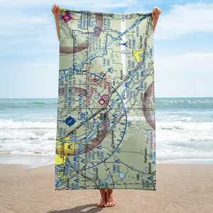 Leaders Clear Lake Airport (8Y6) VFR Sectional Towel