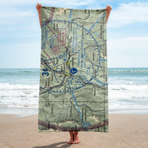 Lebanon Municipal Airport (LEB) VFR Sectional Towel