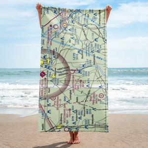 Lee Bottom Airport (64I) VFR Sectional Towel