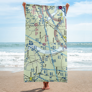 Lee's Airport (16NC) VFR Sectional Towel