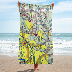 Lee's Summit Municipal Airport (LXT) VFR Sectional Towel