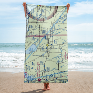 Leo E. Goetz County Airport (Y96) VFR Sectional Towel