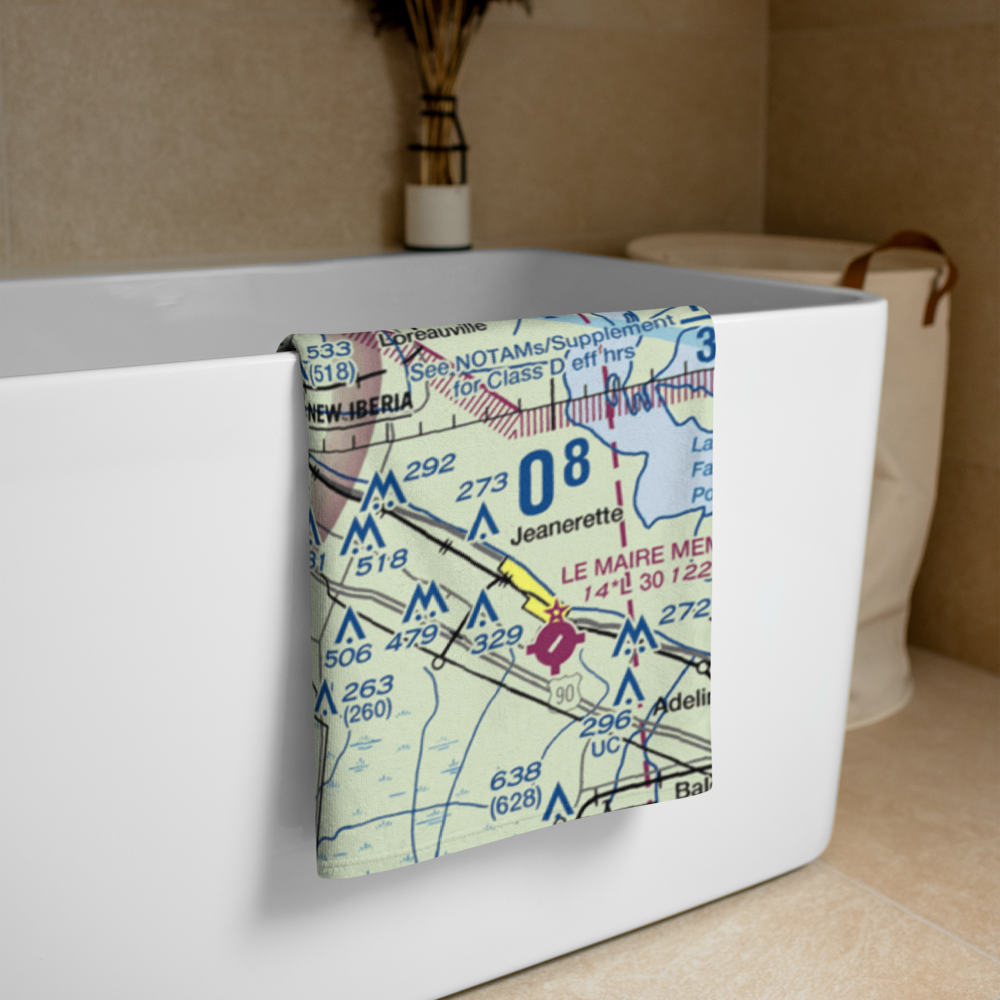 Leonards Airfield & Indust Park Airport (63LA) VFR Sectional Towel 