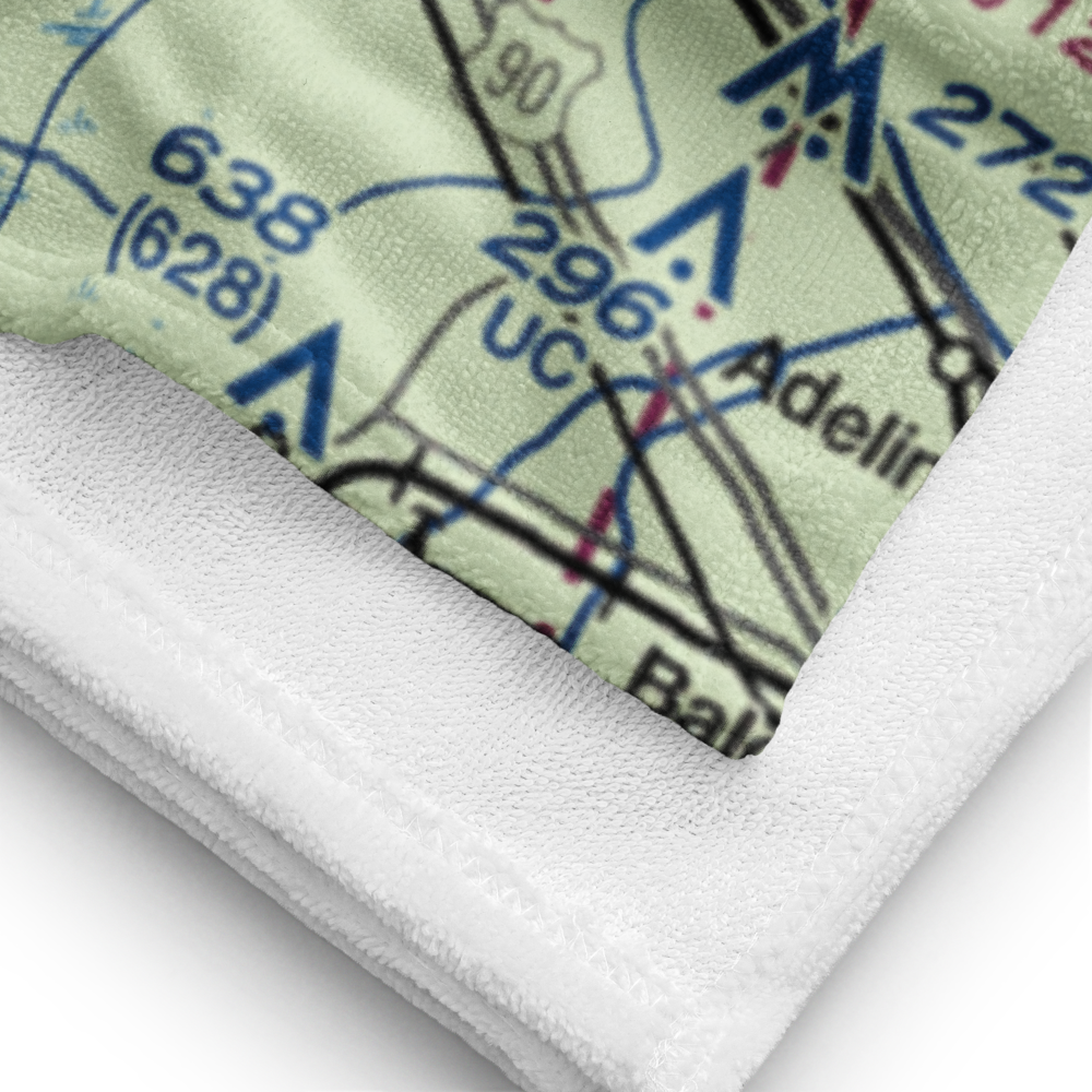 Leonards Airfield & Indust Park Airport (63LA) VFR Sectional Towel 