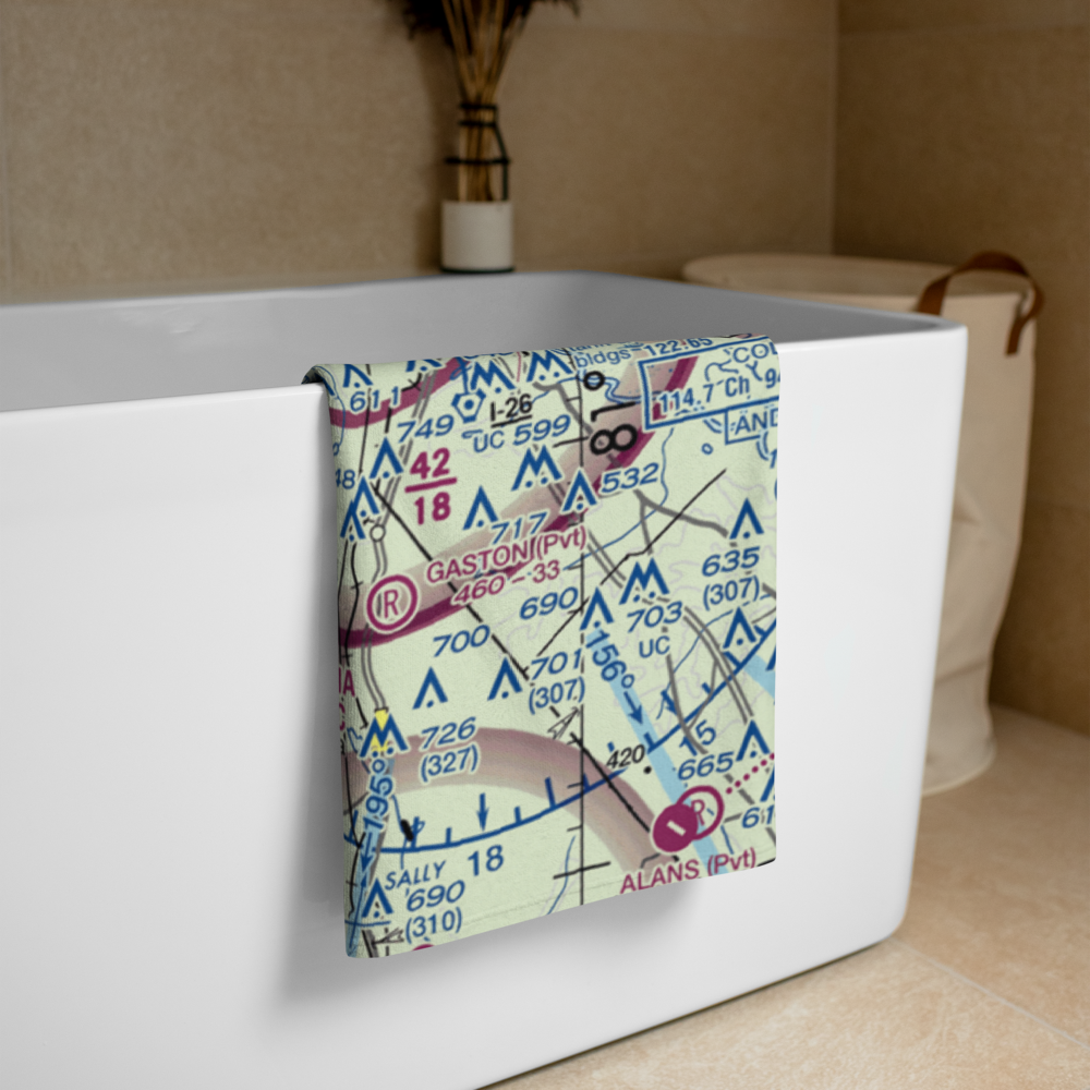 Lexington County Airport (6J0) VFR Sectional Towel 