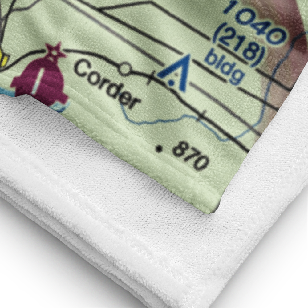 Lexington Municipal Airport (4K3) VFR Sectional Towel 