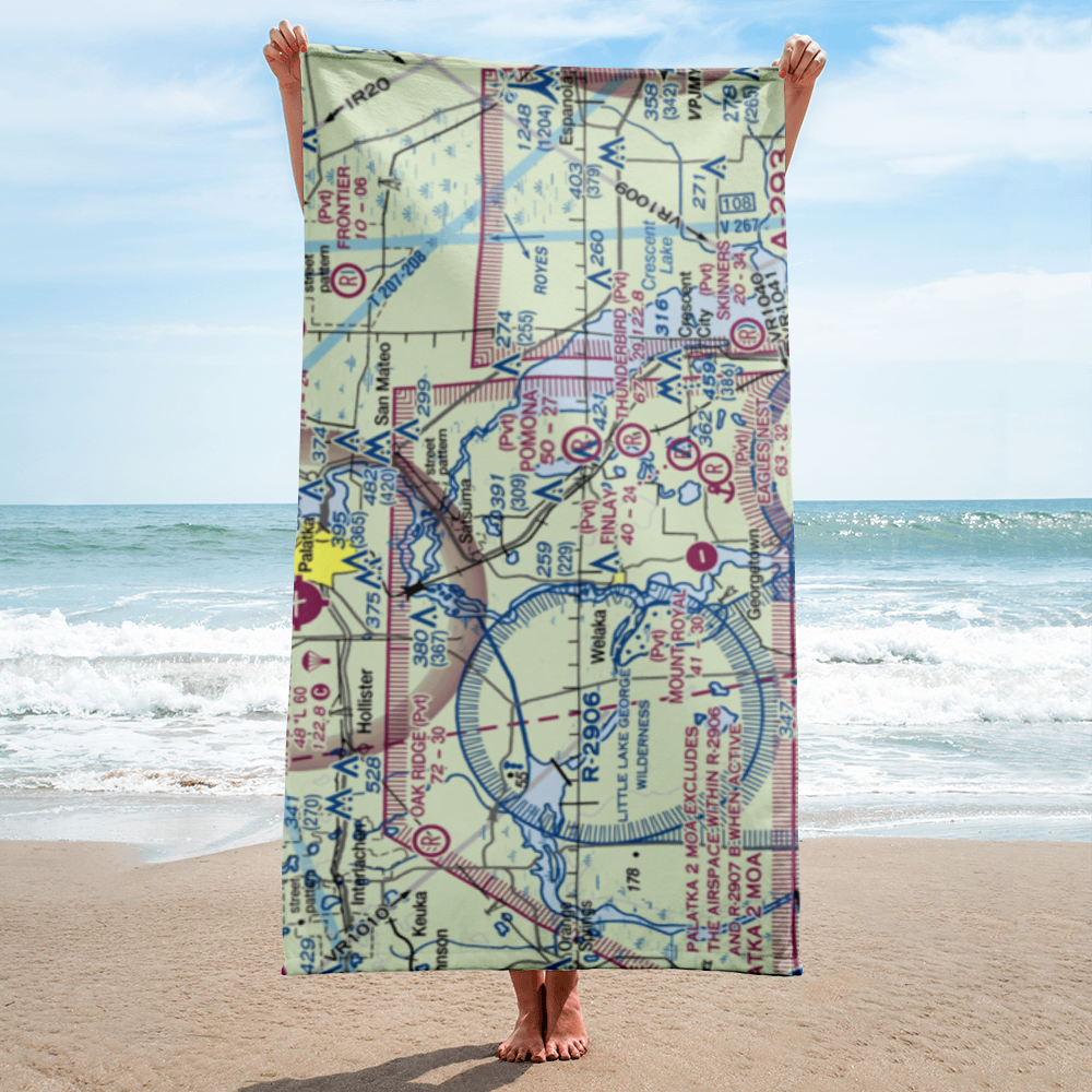 Lib Field (2FD8) VFR Sectional Towel 