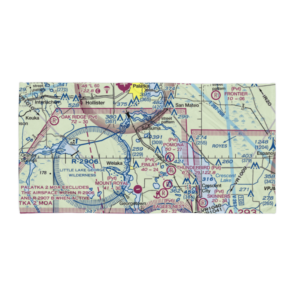 Lib Field (2FD8) VFR Sectional Towel 