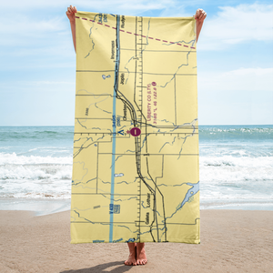 Liberty County Airport (LTY) VFR Sectional Towel