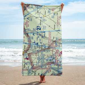 Liberty Hill International Airport (TS29) VFR Sectional Towel