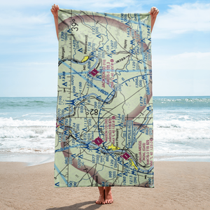 Lieving Airport (WV71) VFR Sectional Towel
