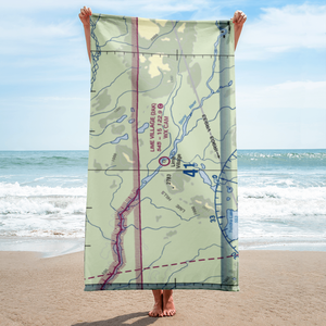 Lime Village Airport (2AK) VFR Sectional Towel