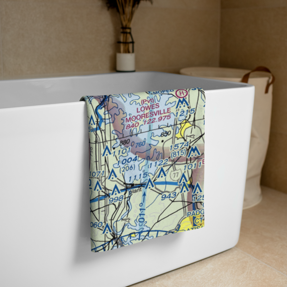 Lincolnton Lincoln County Regional Airport (IPJ) VFR Sectional Towel 