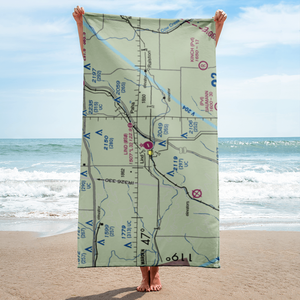 Lind Airport (0S0) VFR Sectional Towel