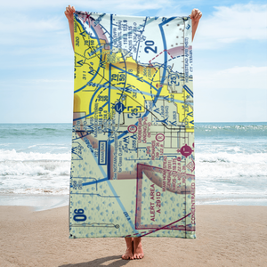 Lindbergh's Landing Airport (FA35) VFR Sectional Towel