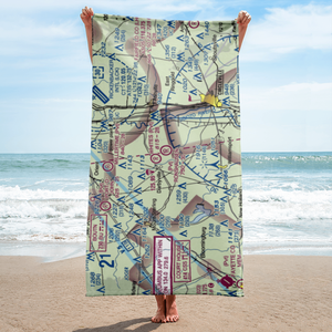 Lindsey L.S. Airport (OH50) VFR Sectional Towel