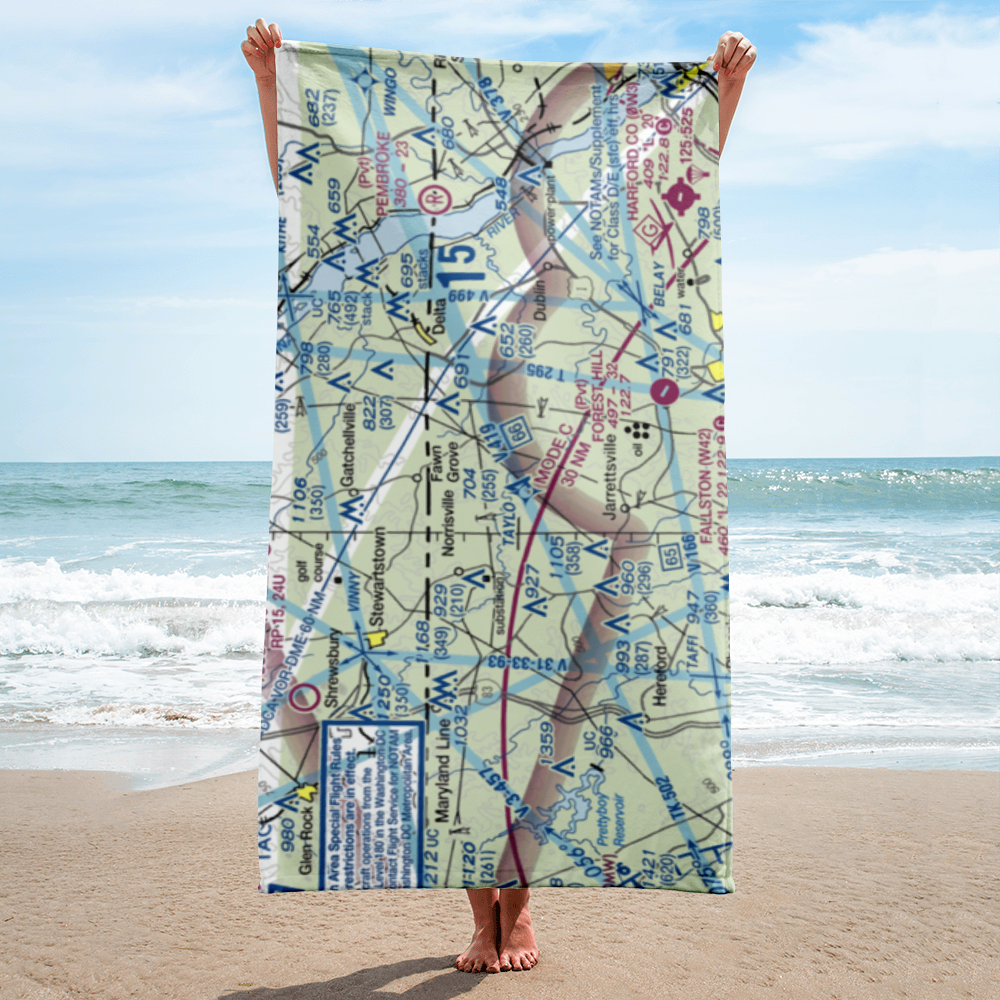 Links Airport (MD88) VFR Sectional Towel 