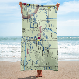 Linn County Airport (1KS) VFR Sectional Towel