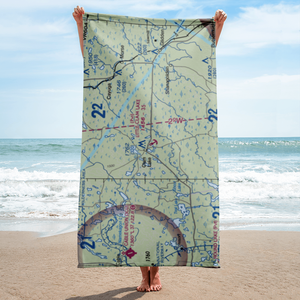 Little Clam Lake Seaplane Base (7WI1) VFR Sectional Towel