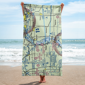 Little Sister Seaplane Base (8IL9) VFR Sectional Towel